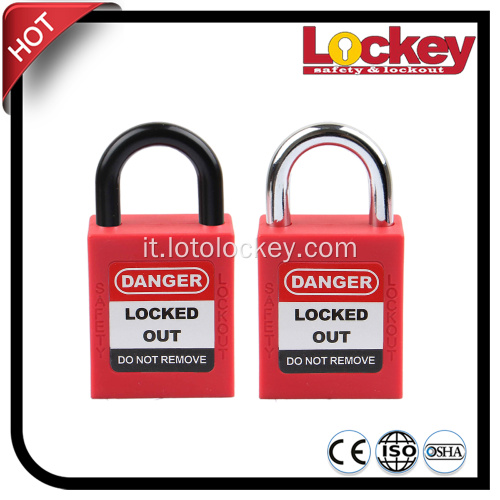 Lucchetto di plastica 25mm di shackle